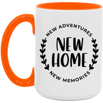 New Home New Adventures New Memories ceramic coffee mug, product photo 2