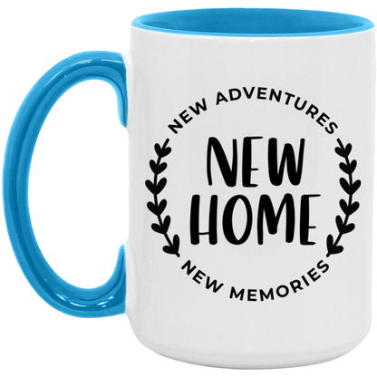 New Home New Adventures New Memories ceramic coffee mug, product photo 4