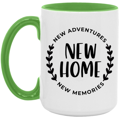 New Home New Adventures New Memories ceramic coffee mug, product photo 5