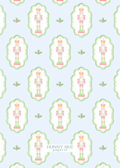 Nutcracker Christmas Family Card