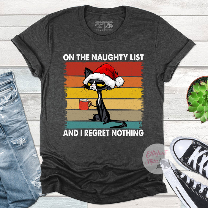 Humorous Christmas gift shirt for friends and coworkers with cheeky holiday message