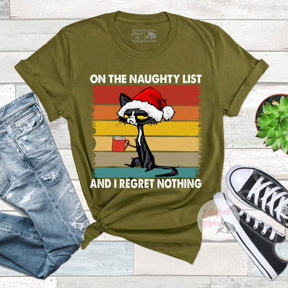 Cheeky holiday shirt with playful design for festive winter celebrations