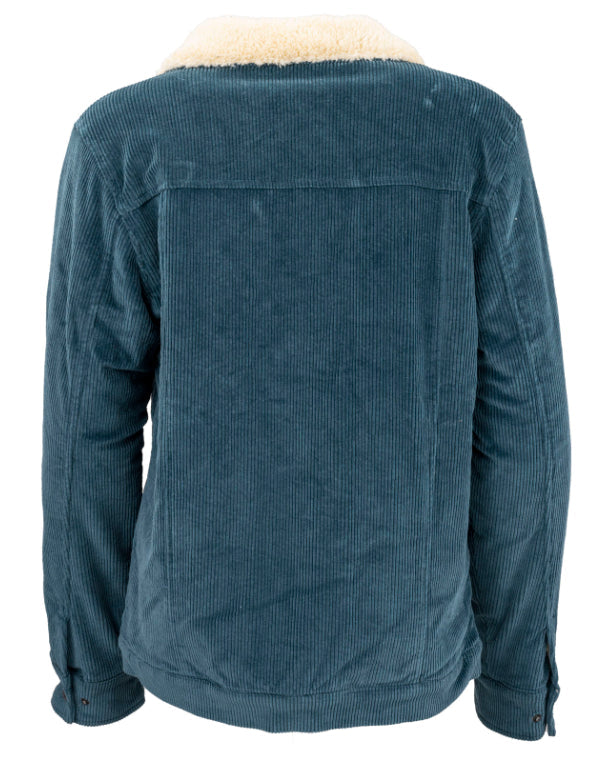 Outback Trading Co Women's Turquoise Georgia Corduroy Jacket Coat 42195-TUR