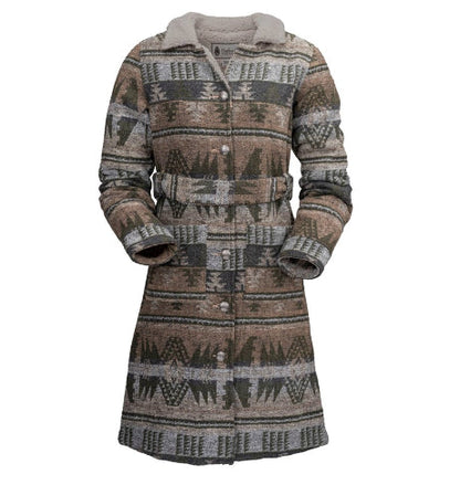 Outback Trading Company Women's Charlotte Grey Aztec Jacket 29857-GRY
