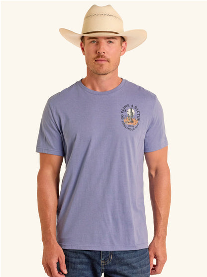 Panhandle Slim Indigo 'Climb a Cactus' Graphic Tee Shirt PU21T06595