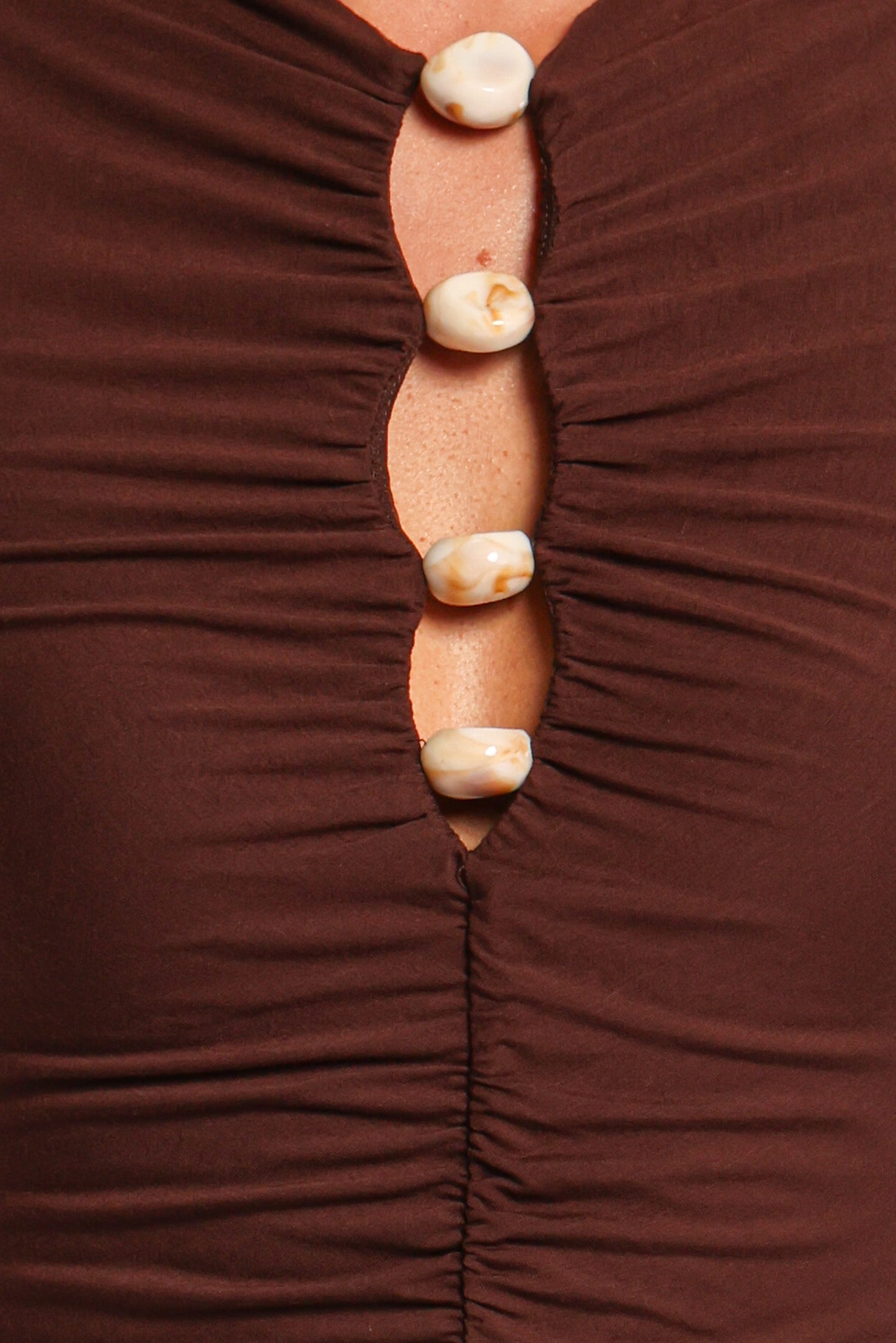 Brody Midi Dress - Chocolate
