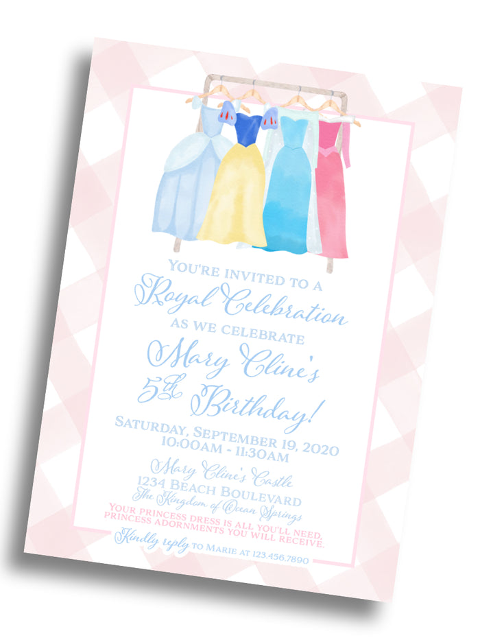 Princess Birthday Invitation