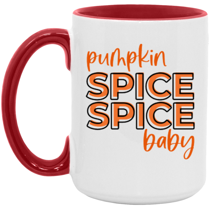Pumpkin Spice Spice Baby ceramic coffee mug, product photo 2