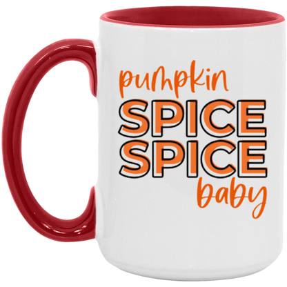 Pumpkin Spice Spice Baby ceramic coffee mug, product photo 2