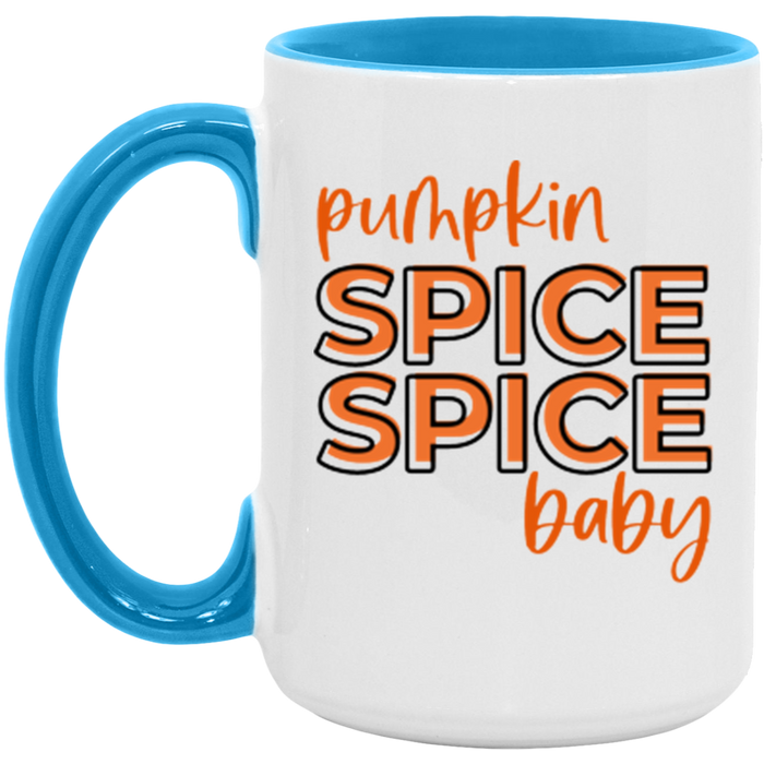 Pumpkin Spice Spice Baby ceramic coffee mug, product photo 3