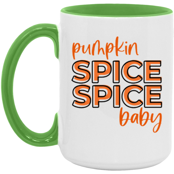 Pumpkin Spice Spice Baby ceramic coffee mug, product photo 4