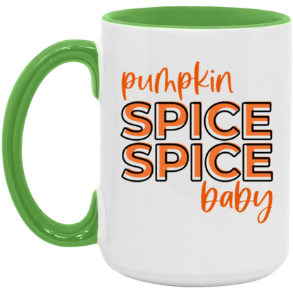 Pumpkin Spice Spice Baby ceramic coffee mug, product photo 4