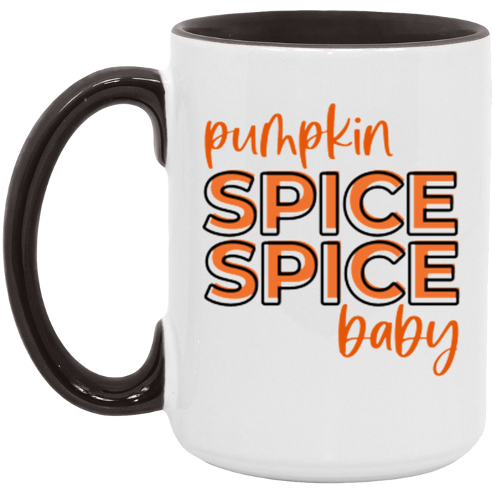 Pumpkin Spice Spice Baby ceramic coffee mug, product photo 6