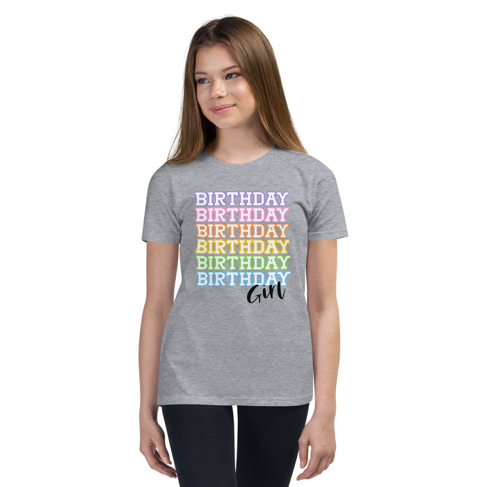 Retro Birthday Girl T-Shirt