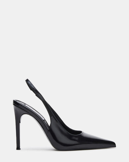 REYES Black Box Slingback Stiletto Pointed-Toe Pump Women's Heel | Steve Madden