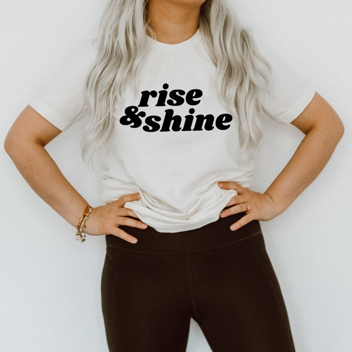 Rise & Shine graphic t-shirt