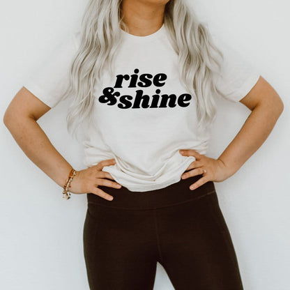 Rise & Shine graphic t-shirt
