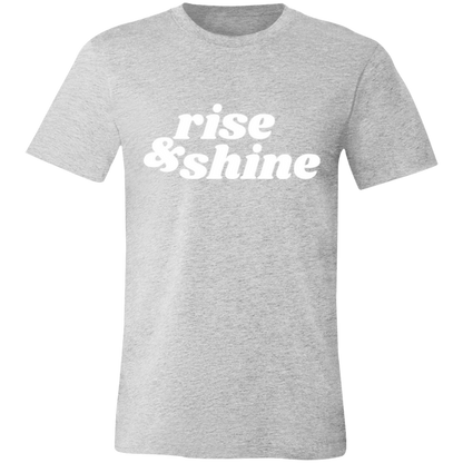 Rise & Shine graphic t-shirt in Athletic Heather