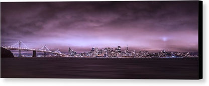 San Fransisco Cityscape Panorama by Brad Scott - Canvas Print