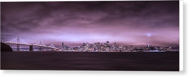 San Fransisco Cityscape Panorama by Brad Scott - Canvas Print
