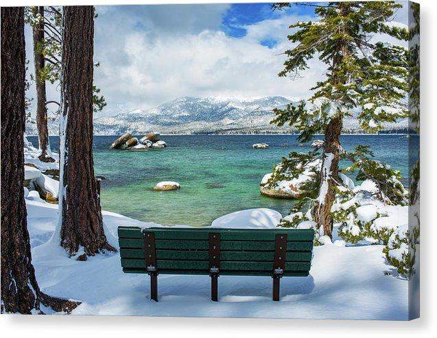Sit And Relax By Brad Scott - Canvas Print-Lake Tahoe Prints