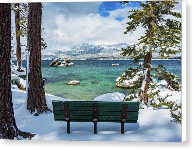 Sit And Relax By Brad Scott - Canvas Print-Lake Tahoe Prints