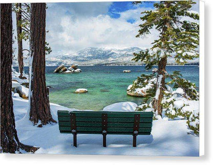Sit And Relax By Brad Scott - Canvas Print-Lake Tahoe Prints