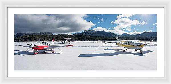 40" x 16" / White / White