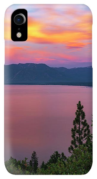 South Lake Tahoe Sunset By Brad Scott - Phone Case