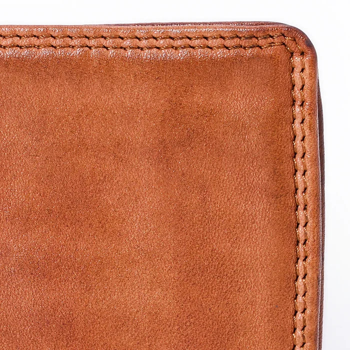 Spaghetti Western Brown Cognac Genuine Leather Wallet LC-SWC449CG