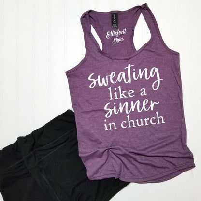 Sweating Like A Sinner In Church Tank