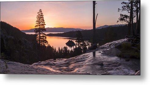 Tangerine Sunrise - Metal Print