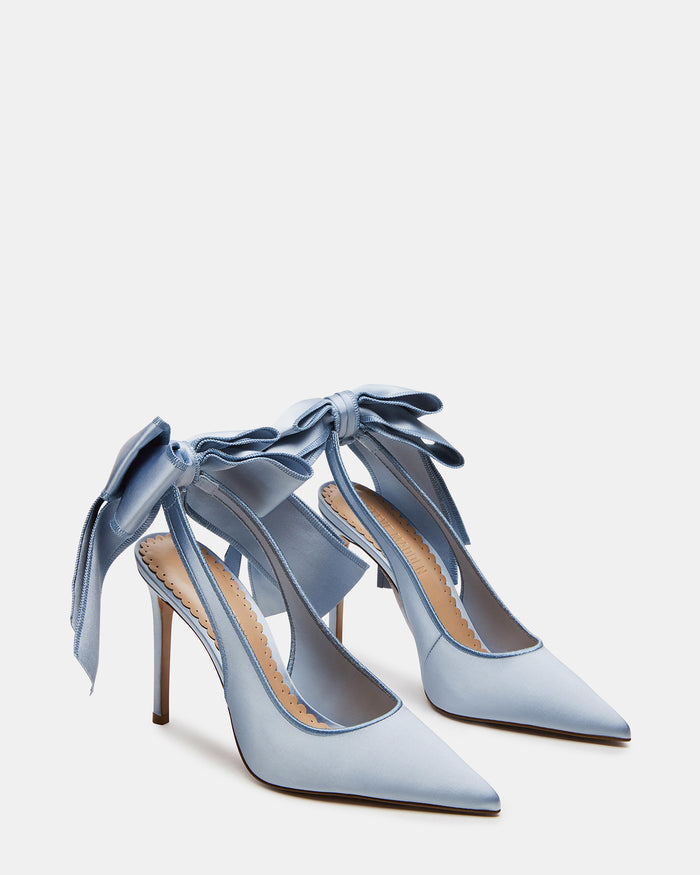 TEACUP BLUE SATIN
