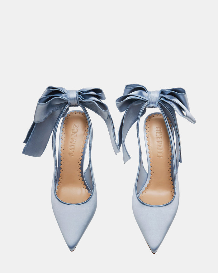 TEACUP BLUE SATIN