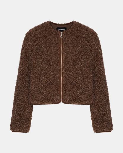 TEDDY JACKET BROWN