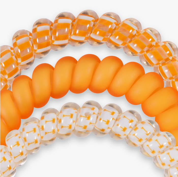 TELETIES Vols Spiral Hair Coils/Ties, Small