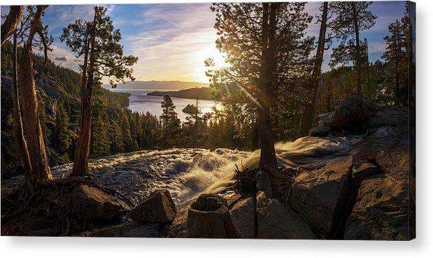 The Heart Of Eagle Falls By Brad Scott - Acrylic Print
