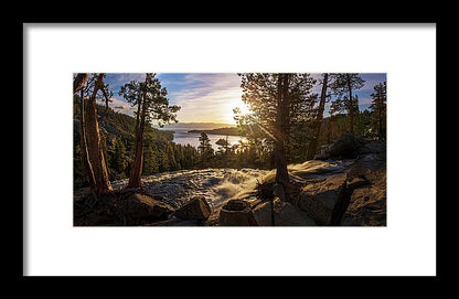 The Heart Of Eagle Falls By Brad Scott - Framed Print