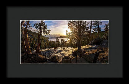 The Heart Of Eagle Falls By Brad Scott - Framed Print