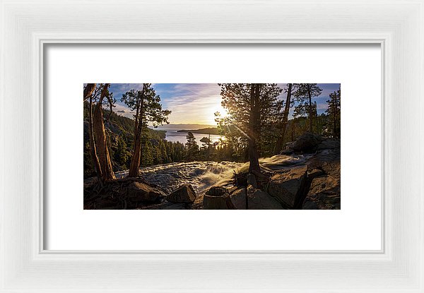The Heart Of Eagle Falls By Brad Scott - Framed Print