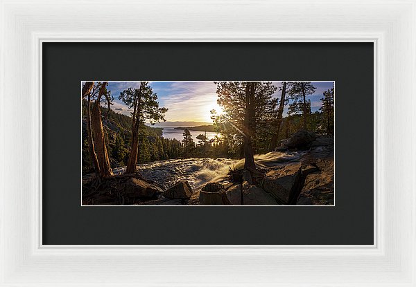 The Heart Of Eagle Falls By Brad Scott - Framed Print