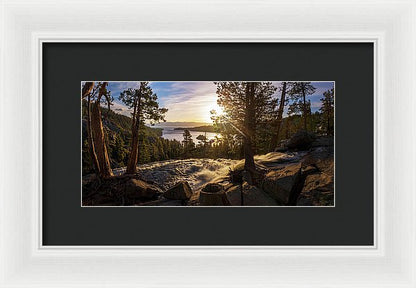 The Heart Of Eagle Falls By Brad Scott - Framed Print