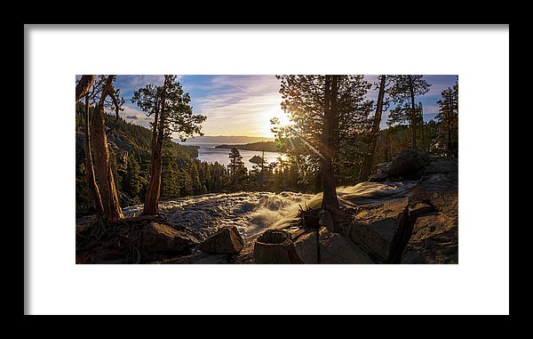 The Heart Of Eagle Falls By Brad Scott - Framed Print