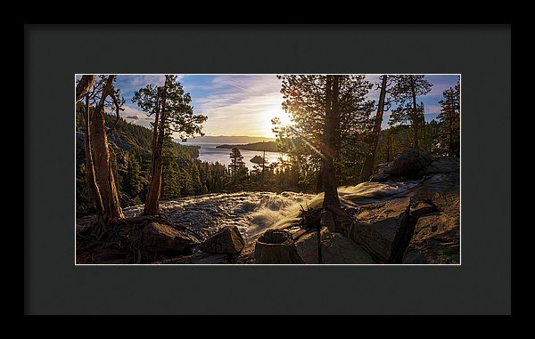 The Heart Of Eagle Falls By Brad Scott - Framed Print