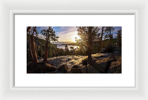 The Heart Of Eagle Falls By Brad Scott - Framed Print