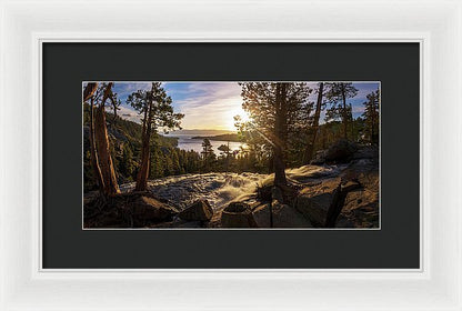 The Heart Of Eagle Falls By Brad Scott - Framed Print