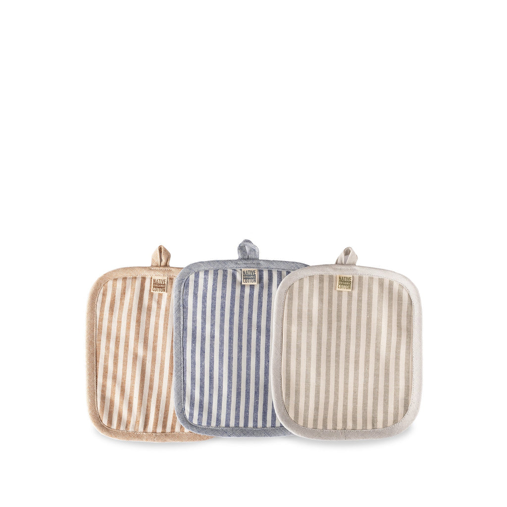 Organic Cotton Ticking Stripe Potholder