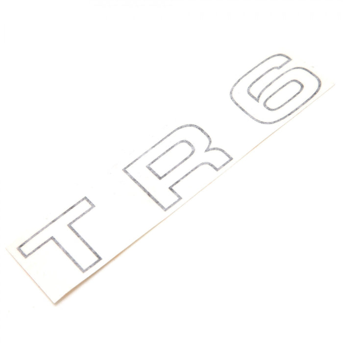 TR6-625667 Rear Fender Emblem WHITE