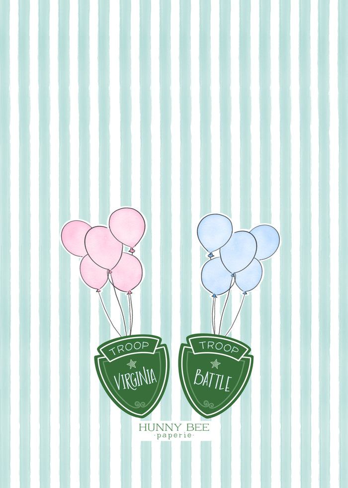 Troop Beverly Hills Birthday Invitation