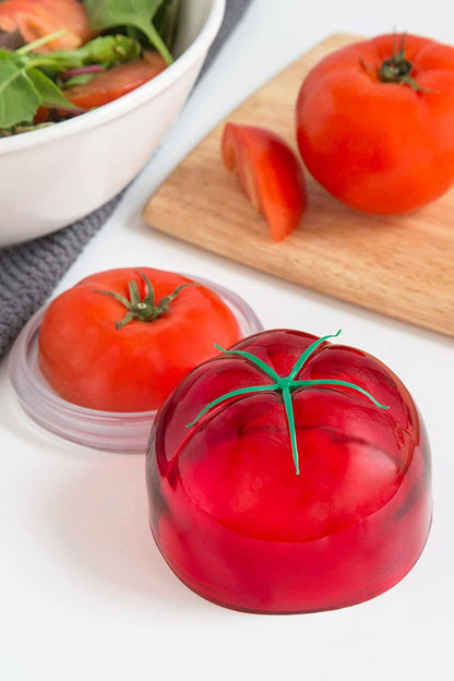 TULZ Tomato Save-A-Half, Red, 4" x 4" x 3"